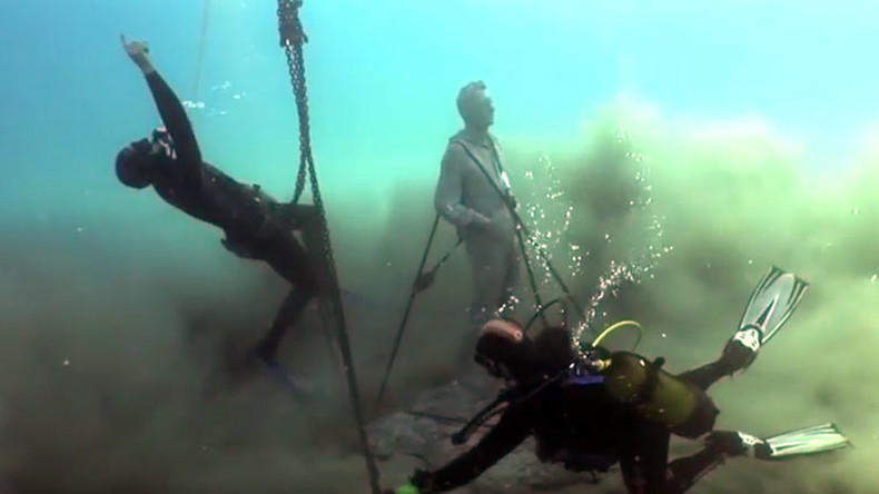 Mini-Atlantis? Eerie underwater museum revealed off Canary Islands