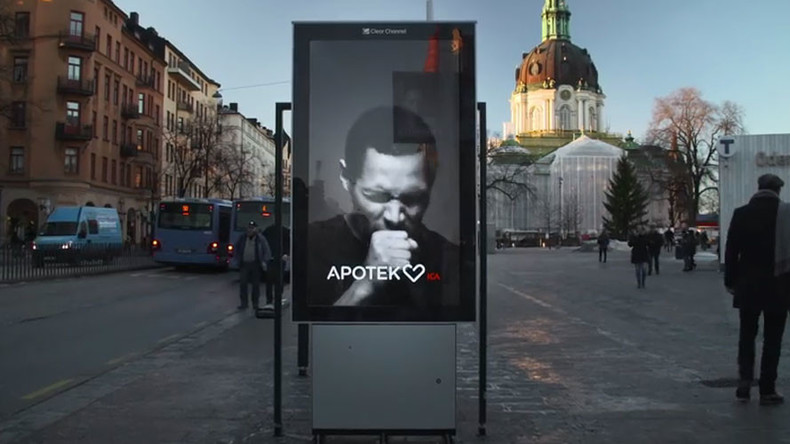 Swedish anti-cigarette billboard ‘coughs’ when smokers walk by (VIDEO)