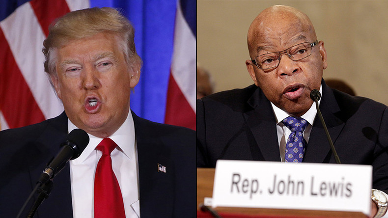 Trump takes aim at “all talk, no action” civil rights icon John Lewis in latest Twitter spat