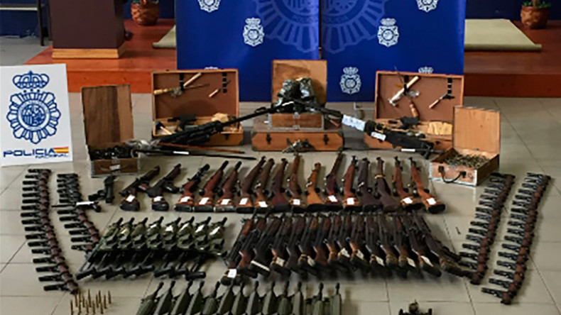 ‘Capable of shooting down aircraft’: Spanish police seize €10mn worth of black market weapons