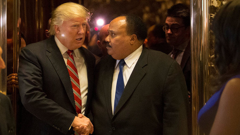 MLK’s son and Trump discuss national voting card ID