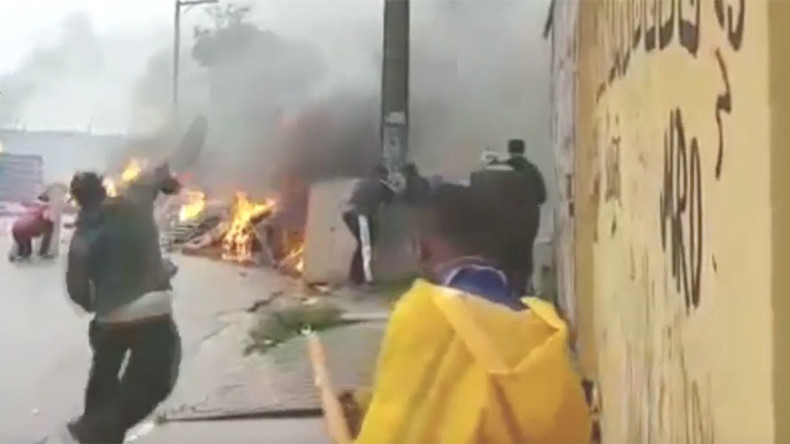 Sao Paulo’s streets burn as protesters hurl Molotovs at police (VIDEO)