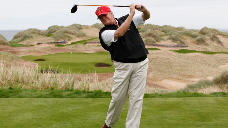 Trump could use UK trade deal to boost his golf resorts, warn ethics experts