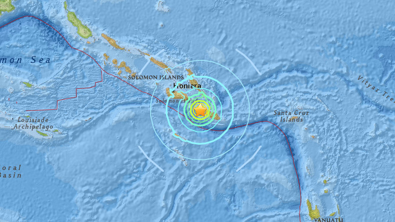 Powerful 6.5 quake strikes near Solomon Islands