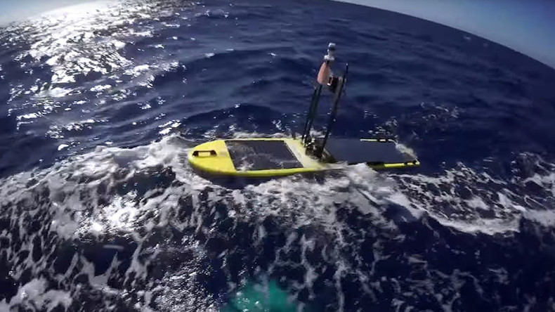 Robot protector: Surfing drone to monitor tsunamis on Japan’s newest island (VIDEO)