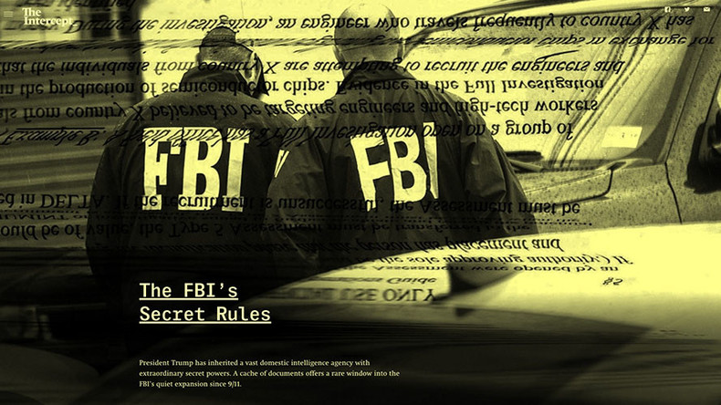 FBI ‘secret rules’ revealed: Massive trove of documents unmask agency's shady tactics