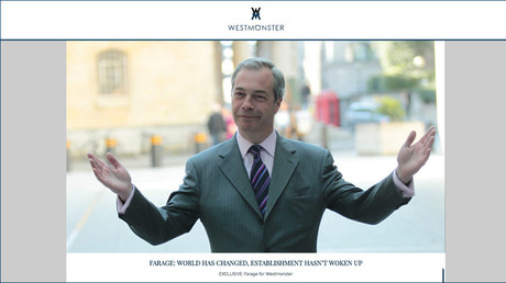 Britain’s answer to Breitbart? UKIP donor launches ‘Westmonster’ website