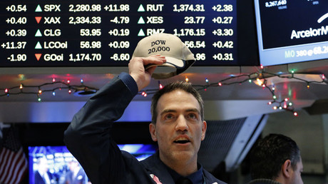 Dow Jones Industrial Average hits 20,000 for first time ever