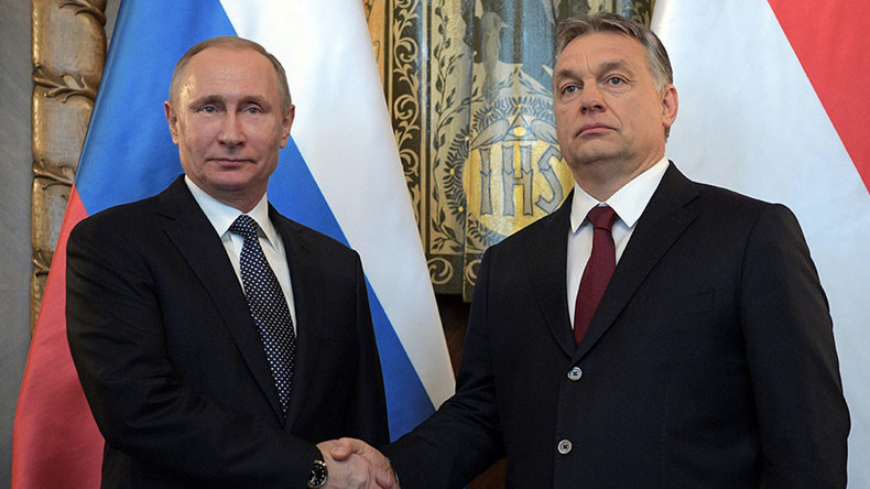 Putin visits PM Orban to talk business with Euroskeptic Hungary