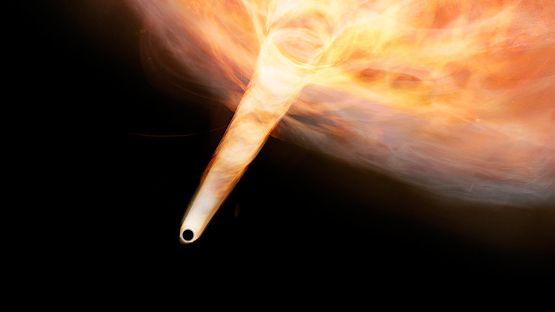 Black hole & ‘the Bullet’: Key to mystery of Milky Way’s speeding space cloud (IMAGE)