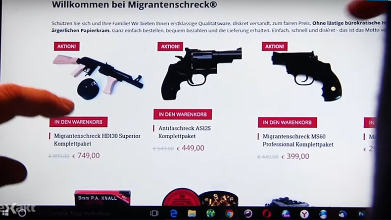 ‘Migrant horror’ website selling illegal weapons to Germans goes offline, owner flees
