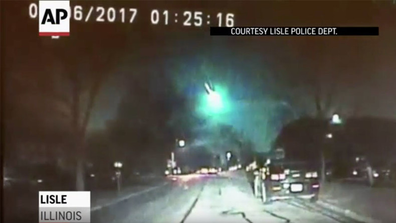 Green meteor sighted across upper Midwest (VIDEO)