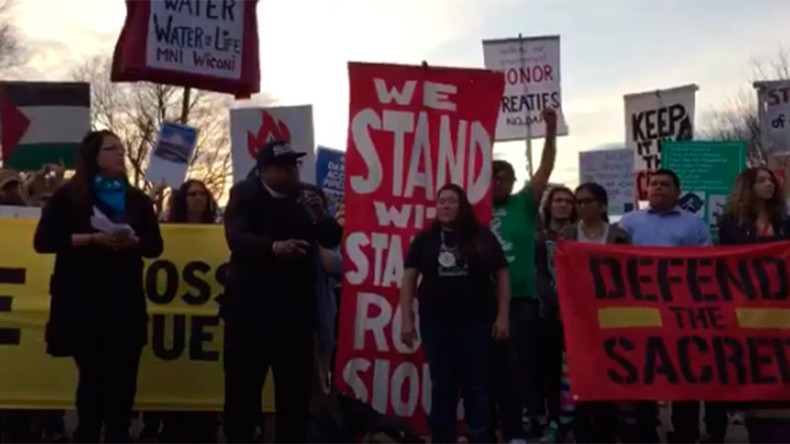 ‘Last stand’: Protests erupt as Standing Rock Tribe vows court challenge to DAPL easement