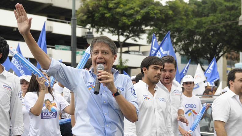 Ecuador presidential hopeful plans to evict Assange from London embassy if elected