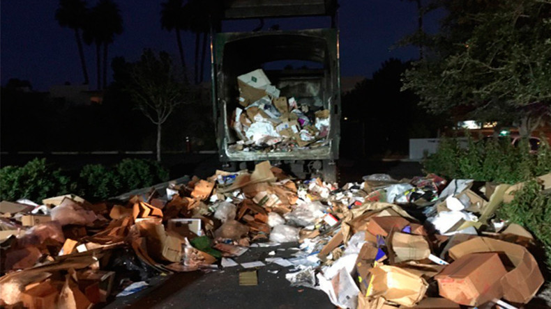 Cardboard saves homeless man from near death in garbage truck