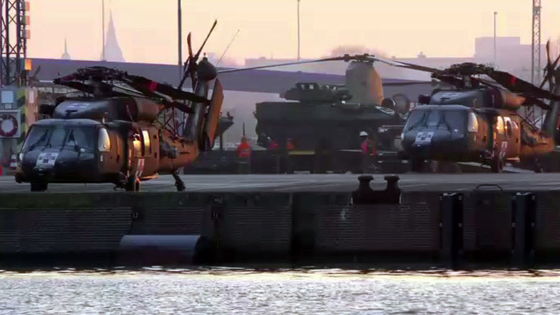 US military helicopters arrive in Germany amid NATO buildup in E. Europe (VIDEOS)