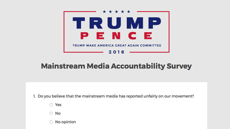 Trump’s ‘fake news media’ accountability survey gets trolled & ridiculed