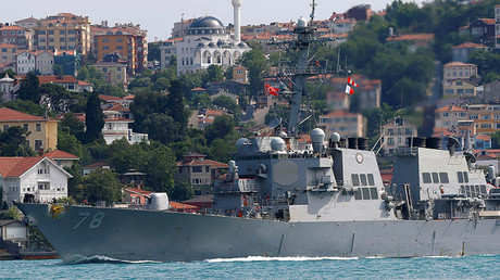 US destroyer enters Black Sea for naval drills & ensuring ‘maritime security’