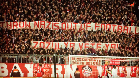 'Throw Nazis out of football': Bayern Munich FC fans protest Ukrainian international Zozulya
