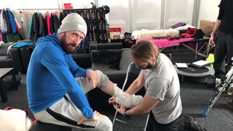 Bradley Wiggins pulls out of ‘dangerous’ TV show with broken leg