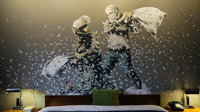 Banksy’s Bethlehem hotel offers room with a view of West Bank barrier (PHOTOS)