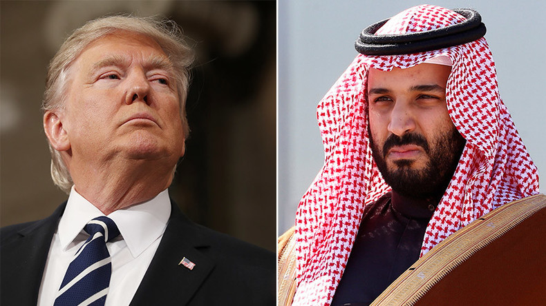 Saudi prince goes to Washington for Trump meet