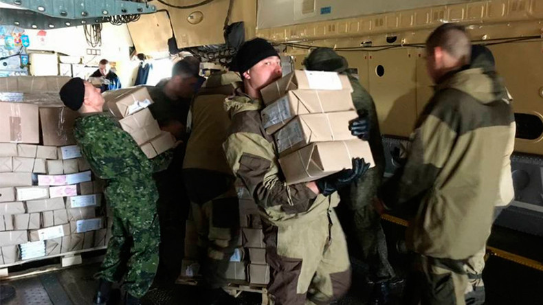 Russian humanitarian aid arrives in Yemen 