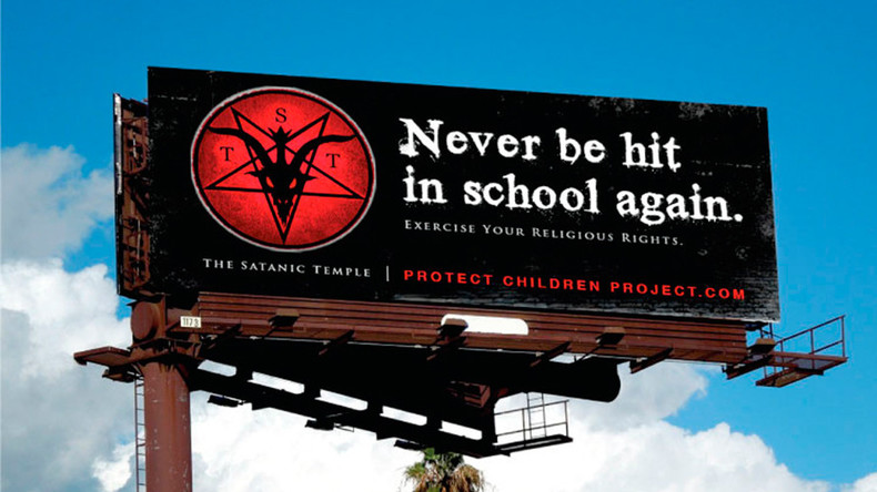 Satanic Temple launches school anti-spanking campaign in Texas (PHOTO, VIDEO)