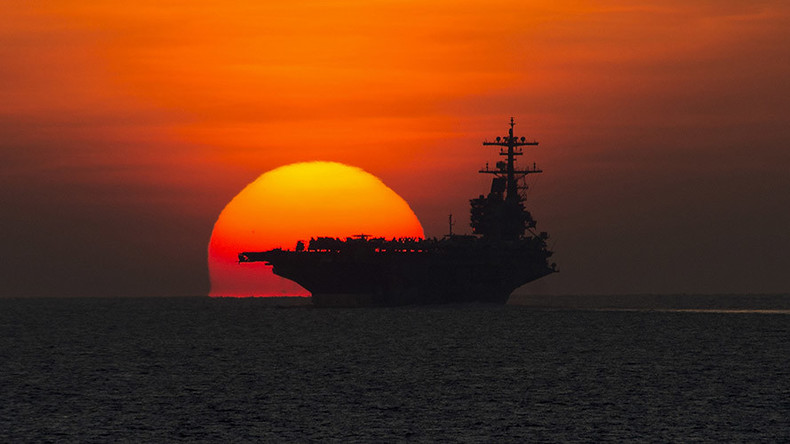 Pentagon deploys aircraft carrier to Persian Gulf in case of Iraq op