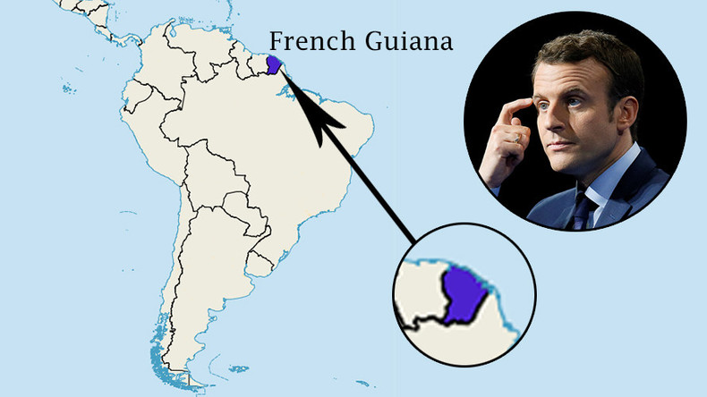 ‘Go learn geography’: Internet goes wild over presidential candidate Macron’s French Guiana mishap