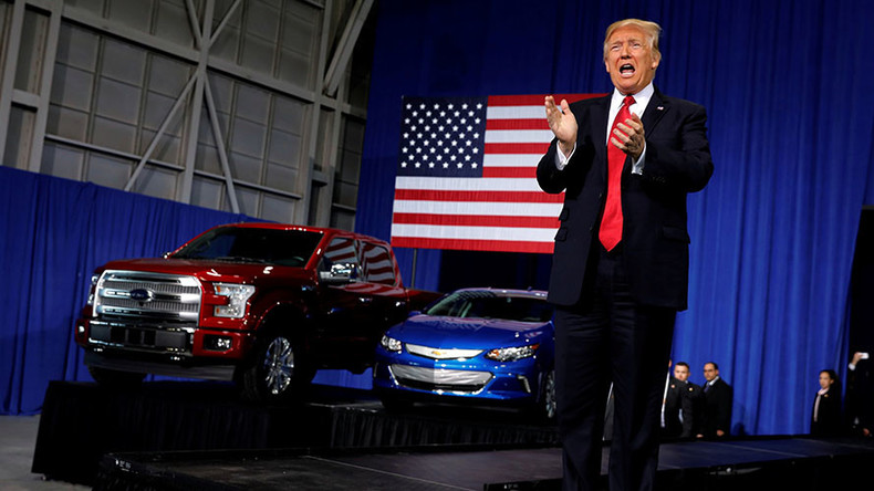 Ford invests $1.2bn in Michigan auto plants as Trump tweets ‘Jobs! Jobs! Jobs!’