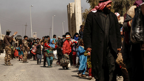 ISIS terrorists try to blend with civilians fleeing humanitarian disaster in besieged Mosul