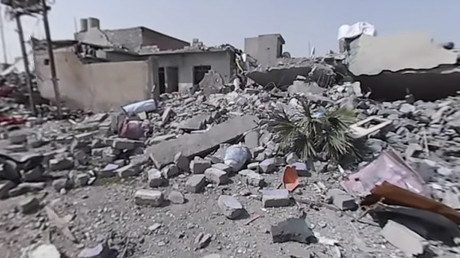360° destruction: Western Mosul in ruins after airstrikes (VIDEO) 
