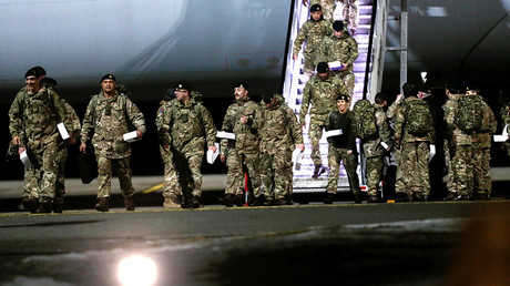 NATO logic: British troops in Estonia, good. Russian soldiers in Russia, bad