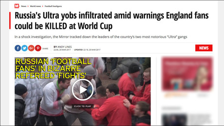 UK tabloid distorts traditional Russian pancake festival into ‘Ultra’ football thug fights  