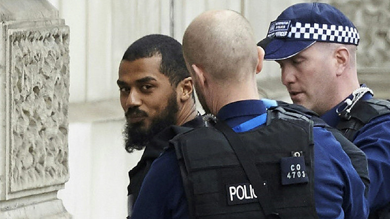 Man carrying bag of knives near UK Parliament arrested under Terrorism Act