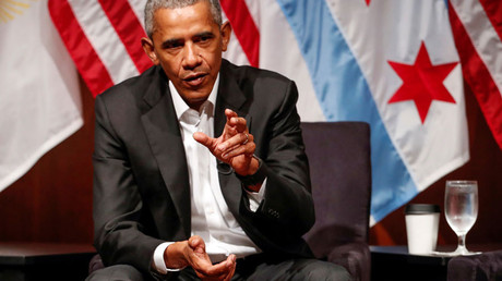 Obama meets ‘Les Napoleons’: Ex-US leader flies to Paris for elite club speech