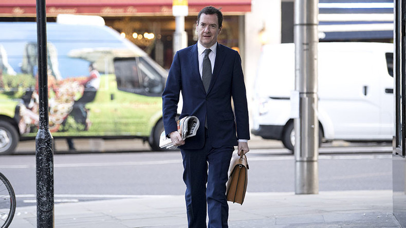 Protesting cabbies offer George Osborne ‘huge line of coke’ on 1st day as newspaper editor