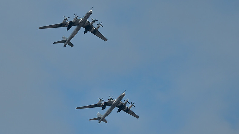 Russian bombers & jets intercepted amid routine flight off Alaska coast, US media cries provocation