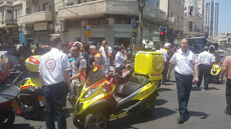 Car crash with passers-by injured in central Tel Aviv (PHOTOS, VIDEO)