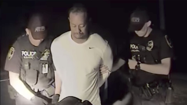 Tiger Woods struggles to walk straight in DUI arrest footage (VIDEO)   