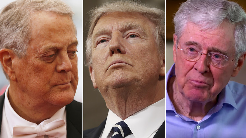 Billionaire Koch brothers lurk behind Trump Paris deal pull-out, but endgame is murky
