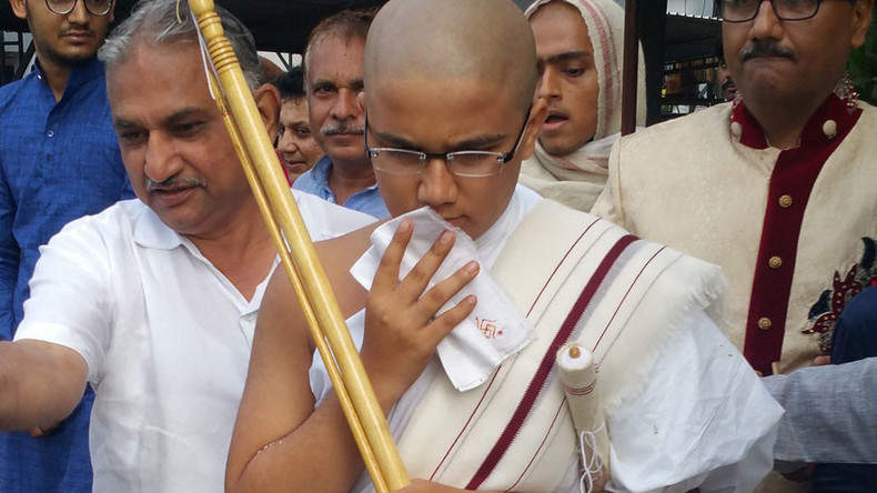 ‘Scoring top marks doesn’t give happiness’: India’s best student renounces the world to become monk