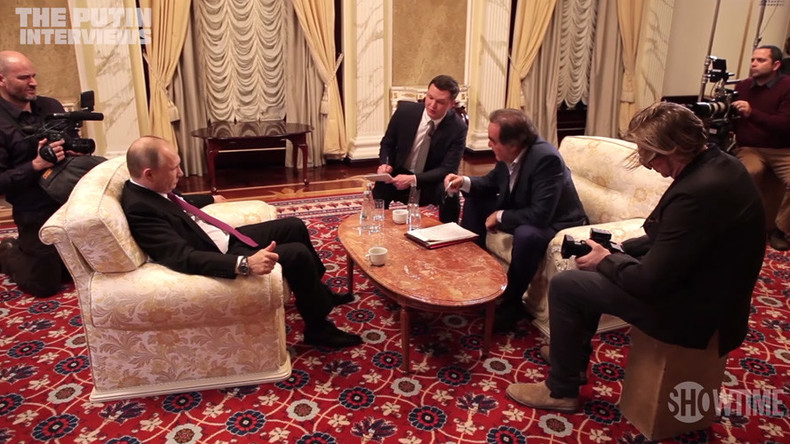 Putin to Oliver Stone: ‘I like McCain’s patriotism & consistency, but he is living in the past’