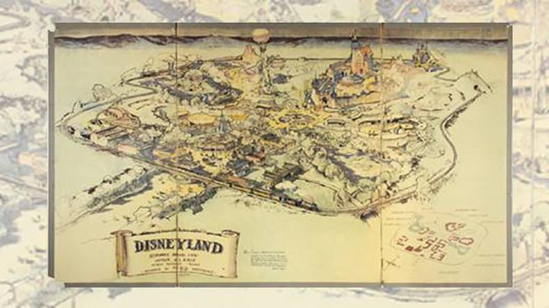 Original map of Disneyland sold for $708,000 