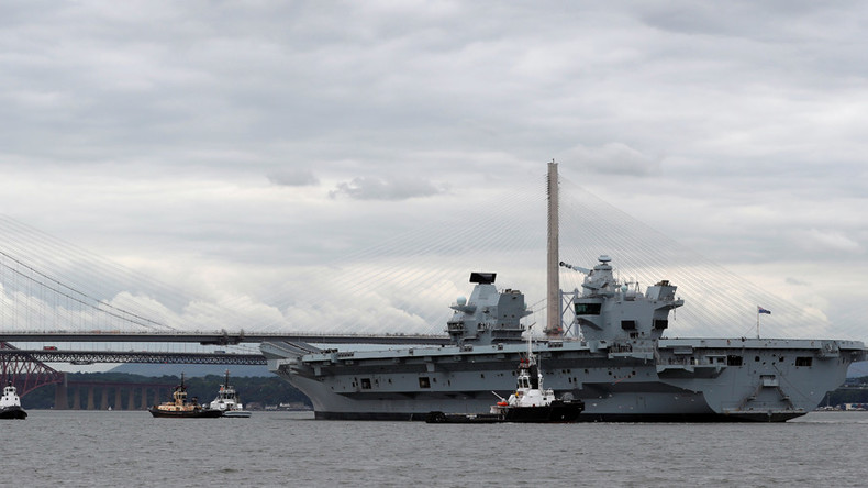 ‘Big convenient marine target’ – Russian MoD on new British aircraft carrier HMS Queen Elizabeth