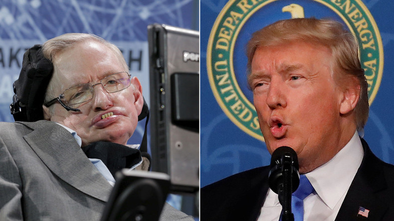 Stephen Hawking: Trump’s climate policy could turn Earth into hothouse Venus