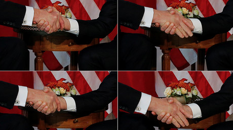 6 of Trump’s most cringeworthy handshakes… so far (VIDEOS)