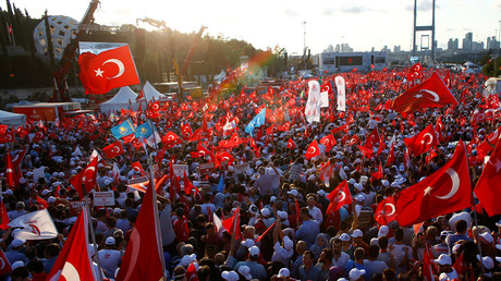 Turkey commemorates ‘epic victory’ over coup attempt with massive rally (PHOTOS, VIDEOS)  