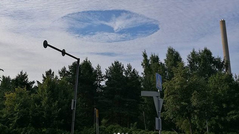 Bizarre clouds form a 'vortex' over Finland (PHOTOS)